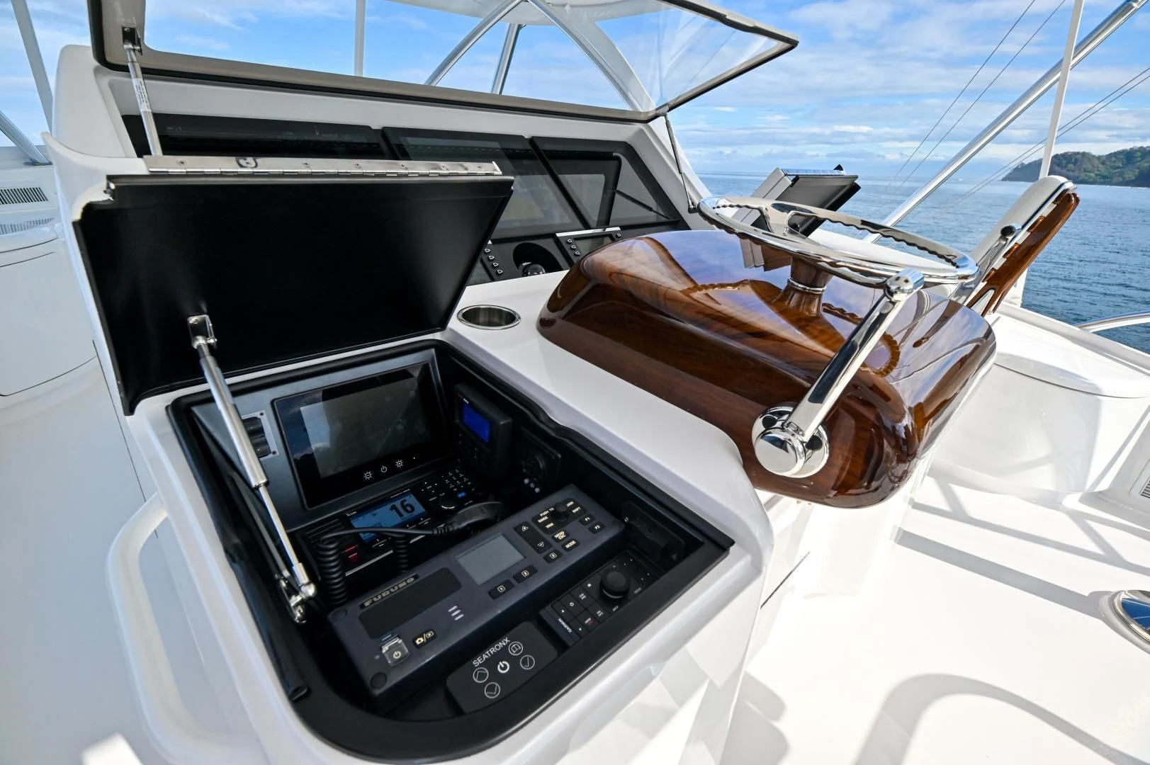the interior of a boat aboard EL LOBO Yacht for Sale