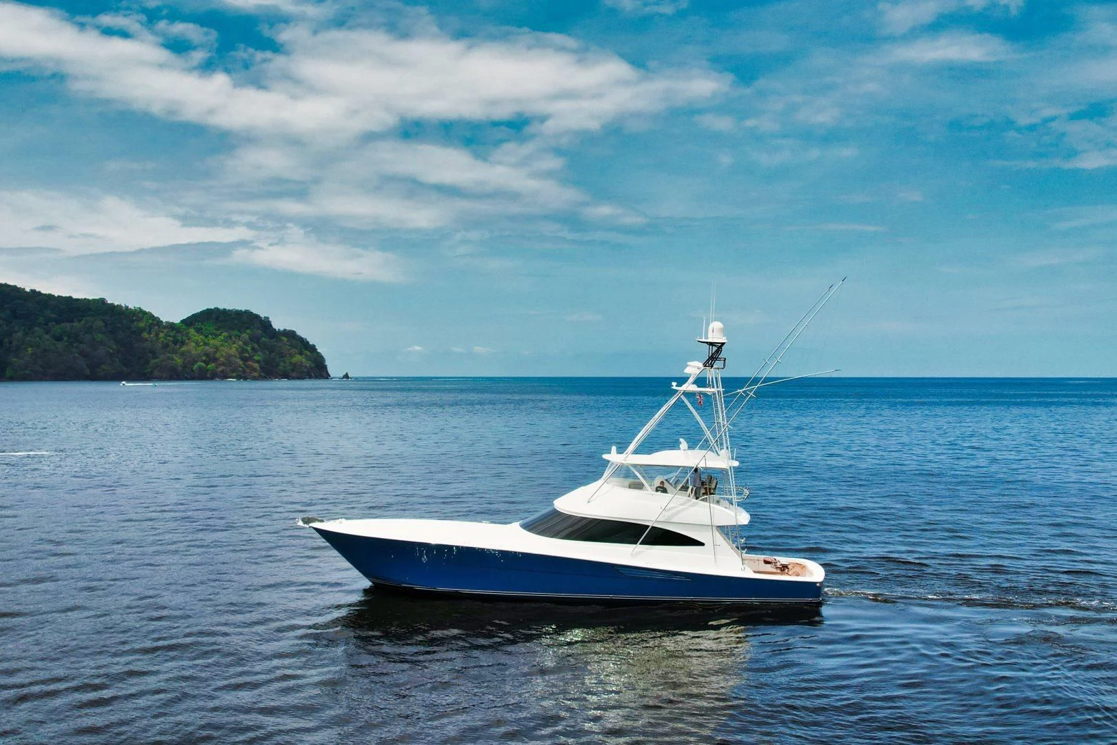 a boat in the water aboard EL LOBO Yacht for Sale