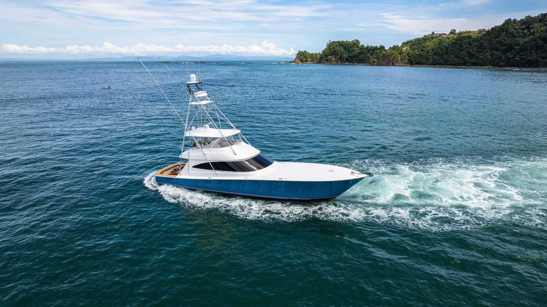 a boat on the water aboard EL LOBO Yacht for Sale