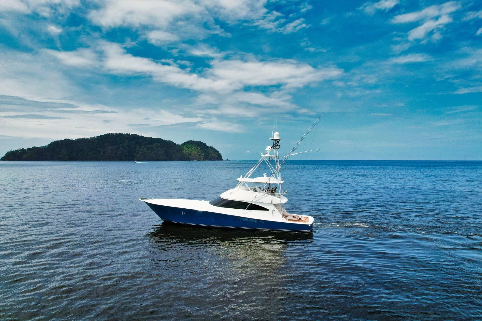 a boat in the water aboard EL LOBO Yacht for Sale