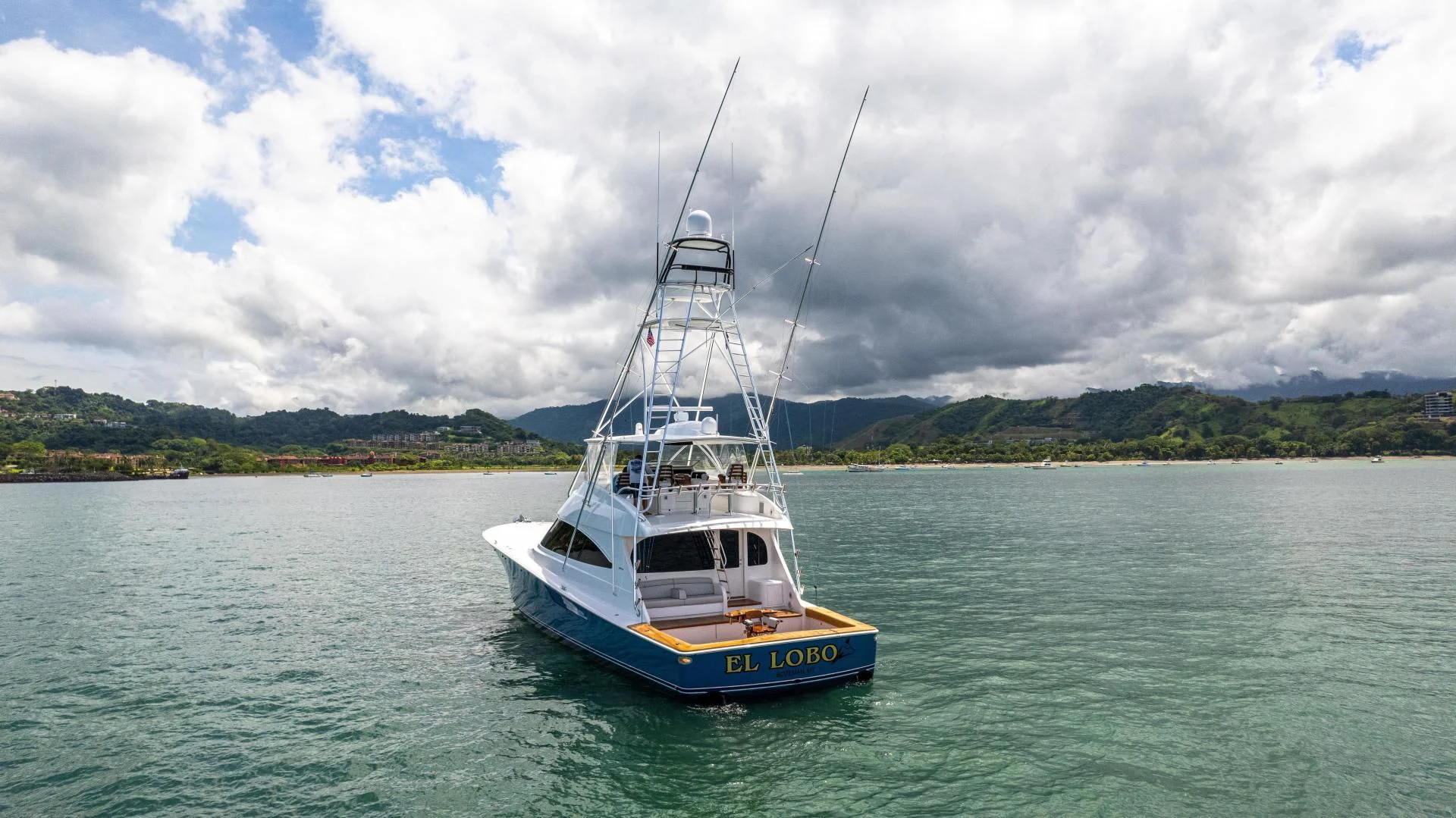 a boat in the water aboard EL LOBO Yacht for Sale