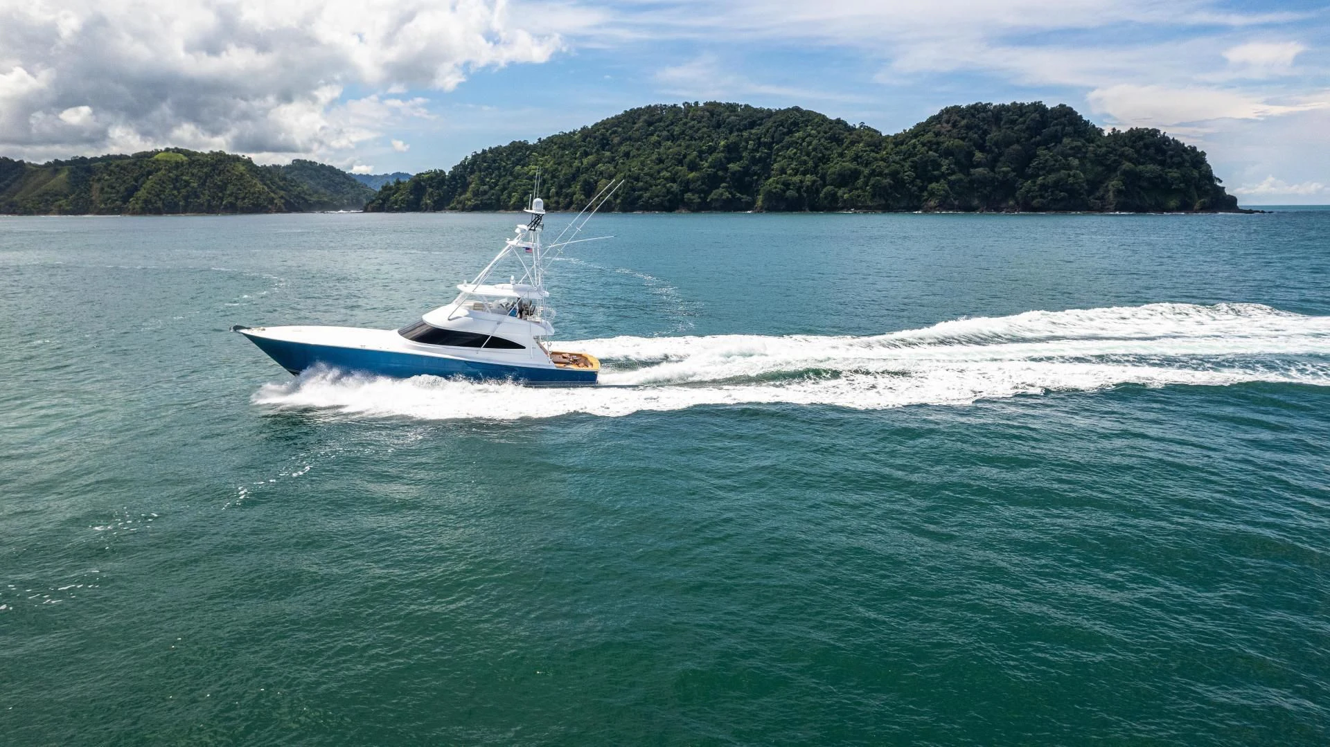 a boat on the water aboard EL LOBO Yacht for Sale