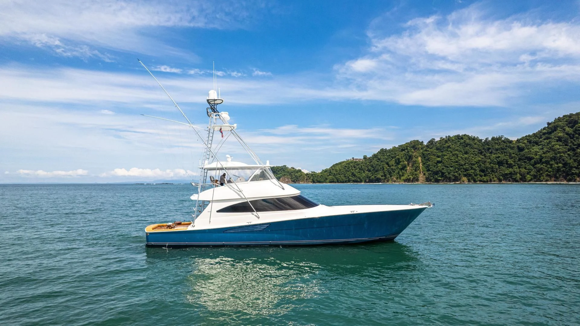 a boat on the water aboard EL LOBO Yacht for Sale