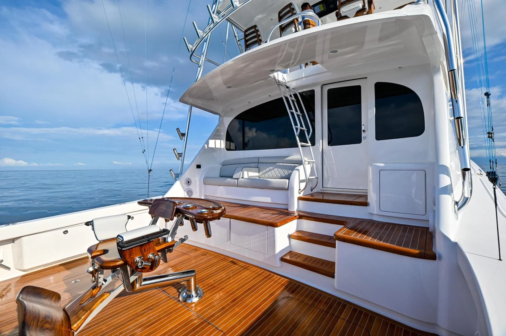 a boat on the water aboard EL LOBO Yacht for Sale