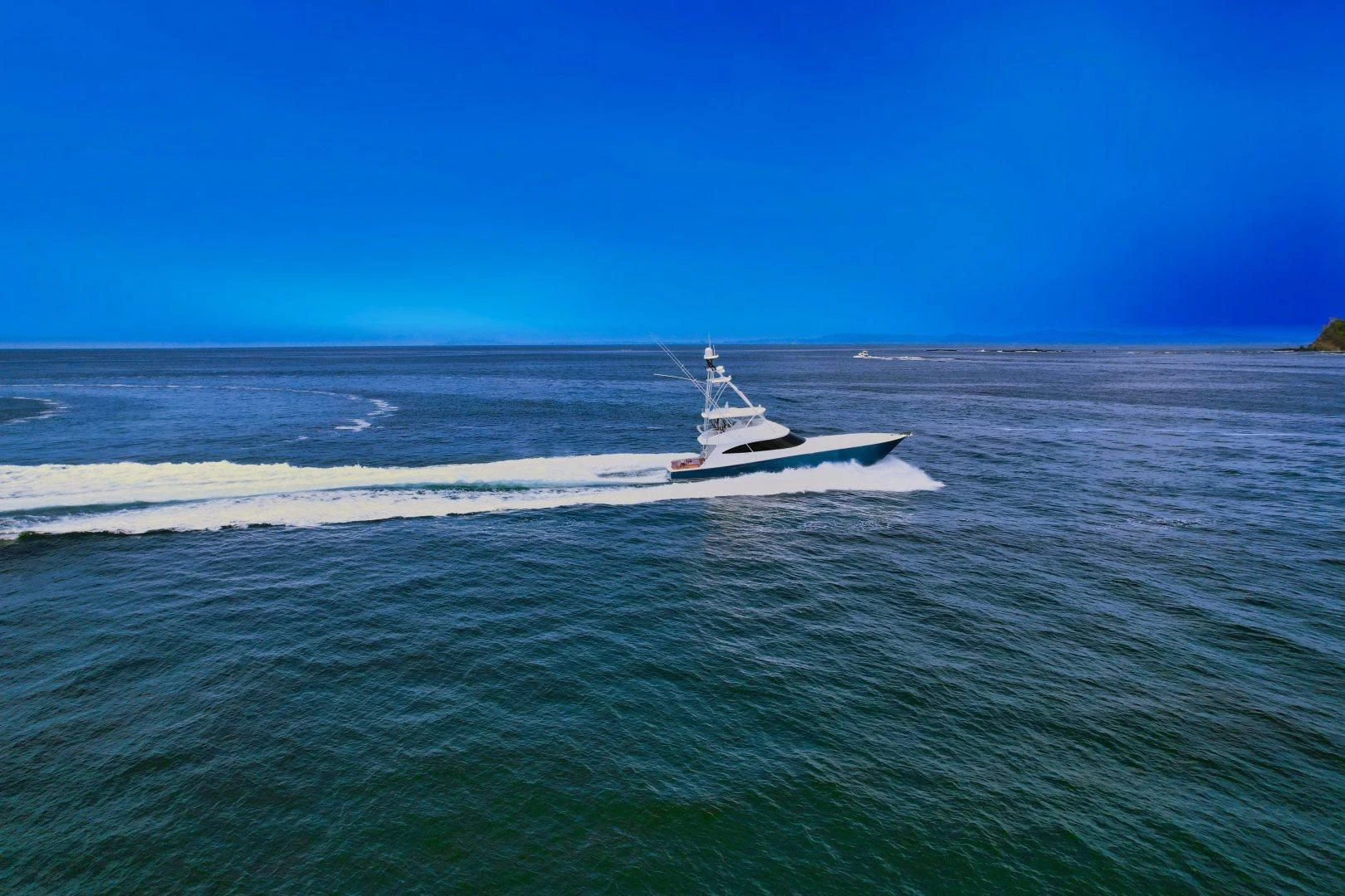 a boat on the water aboard EL LOBO Yacht for Sale