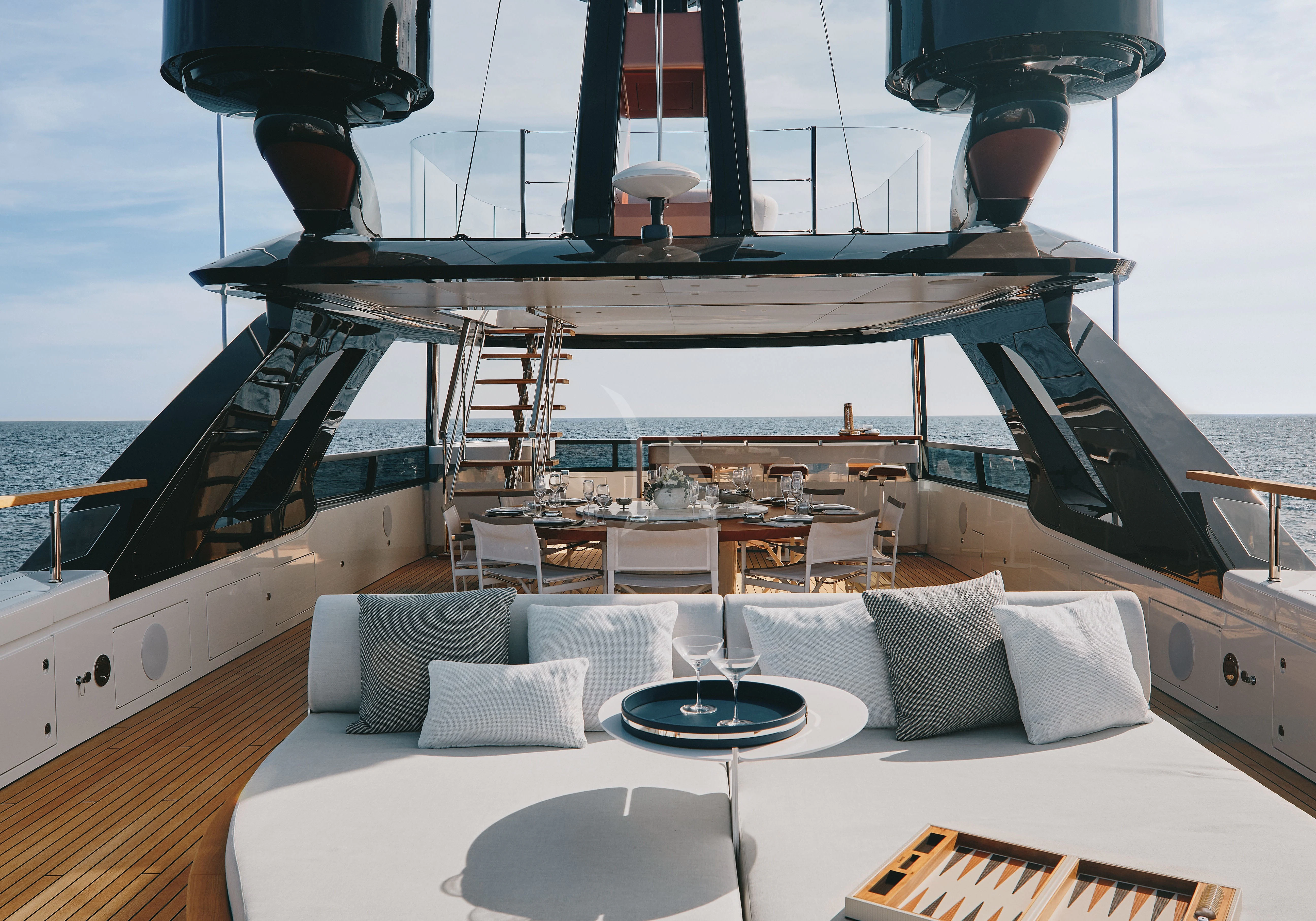 a boat on the water aboard EH2 Yacht for Sale