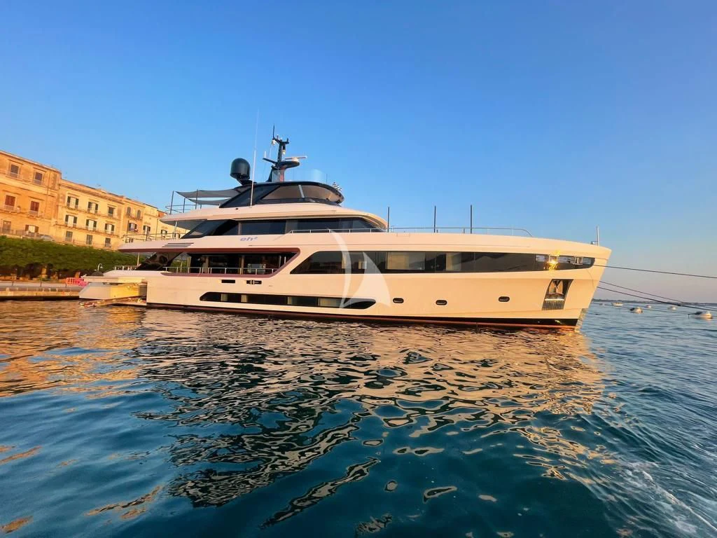 a boat in the water aboard EH2 Yacht for Sale