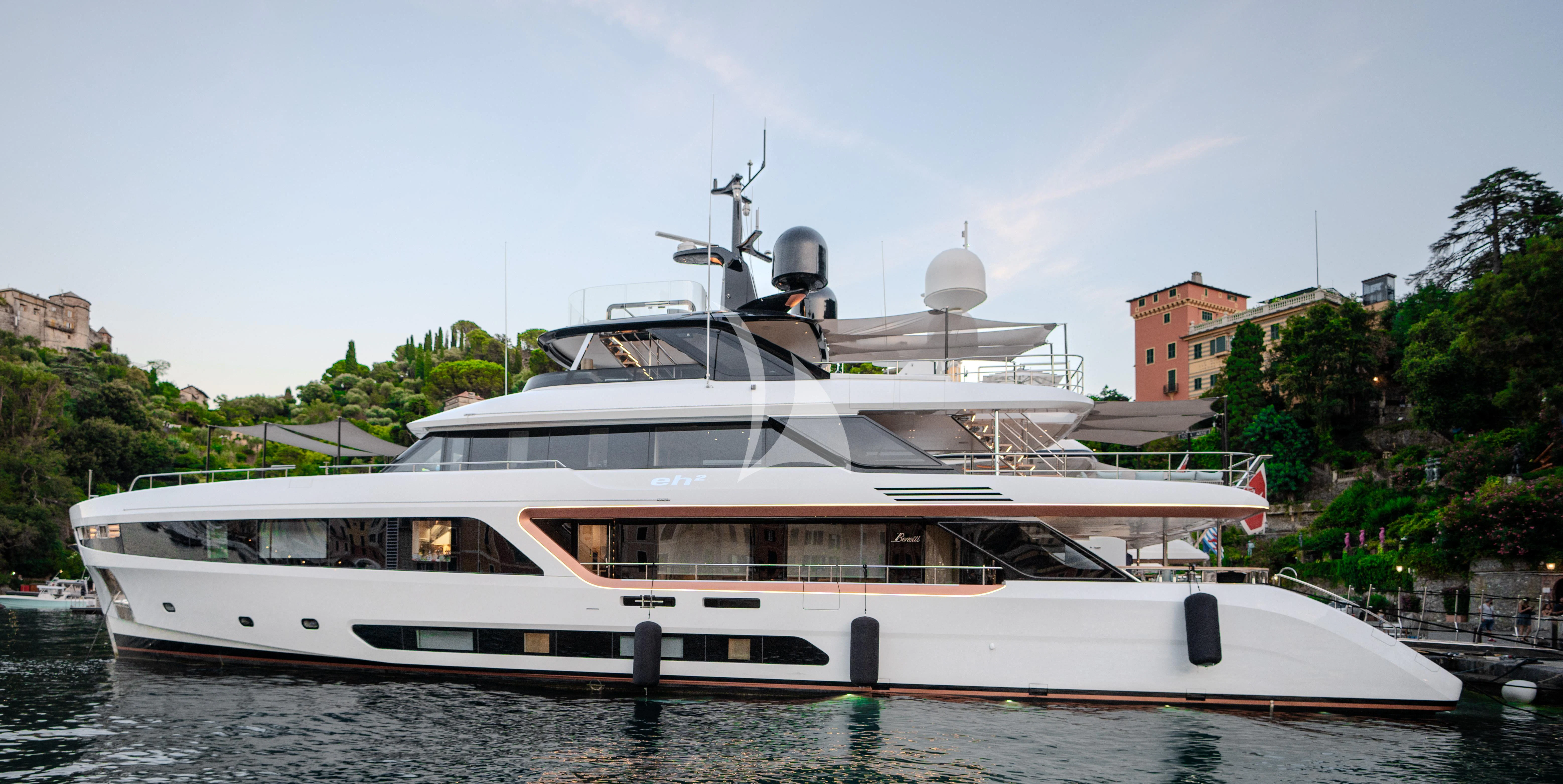a boat on the water aboard EH2 Yacht for Sale