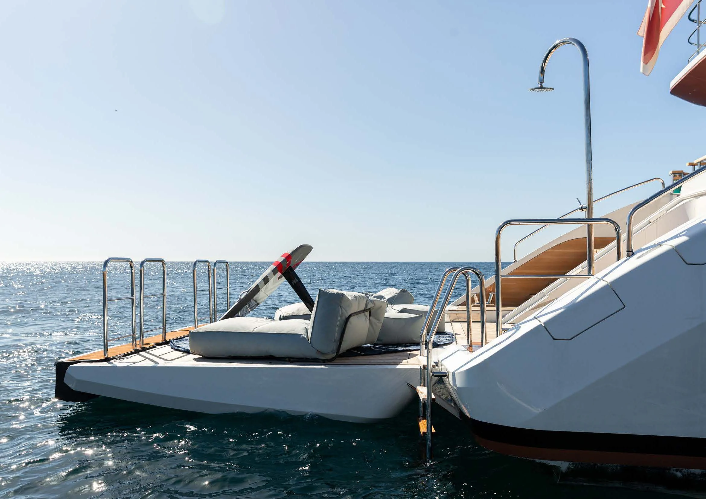 a boat in the water aboard EH2 Yacht for Sale