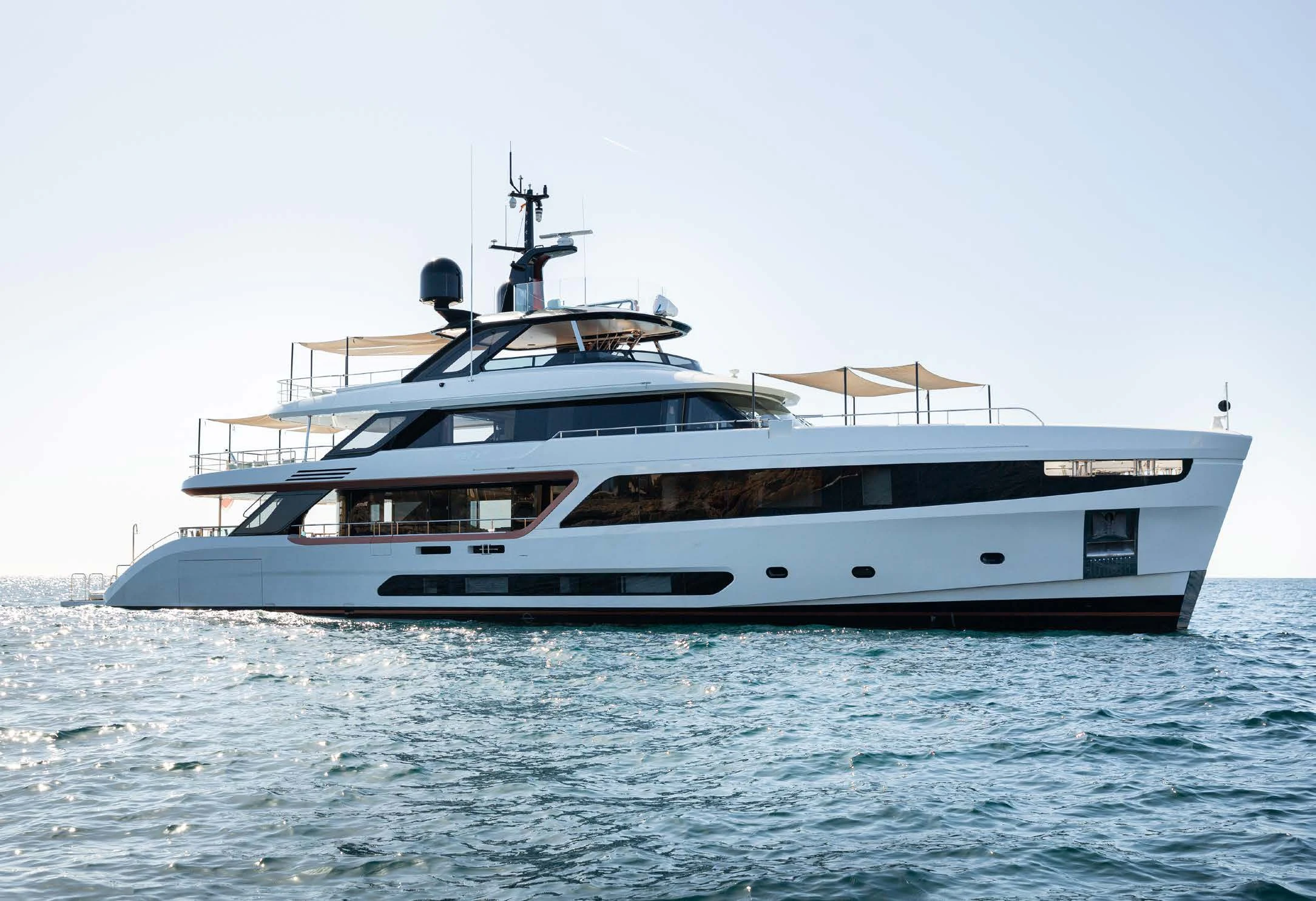 a boat on the water aboard EH2 Yacht for Sale