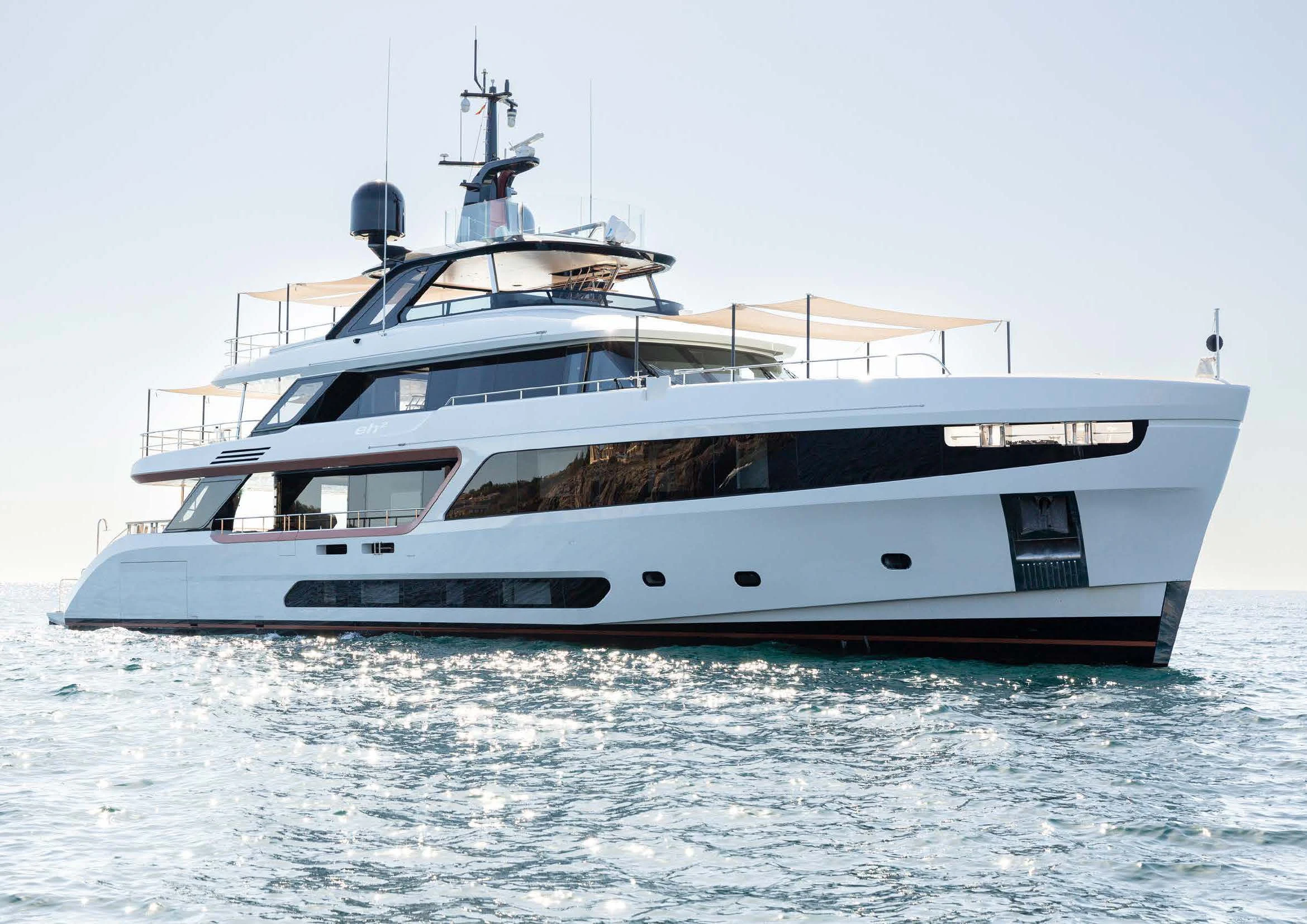 a boat on the water aboard EH2 Yacht for Sale