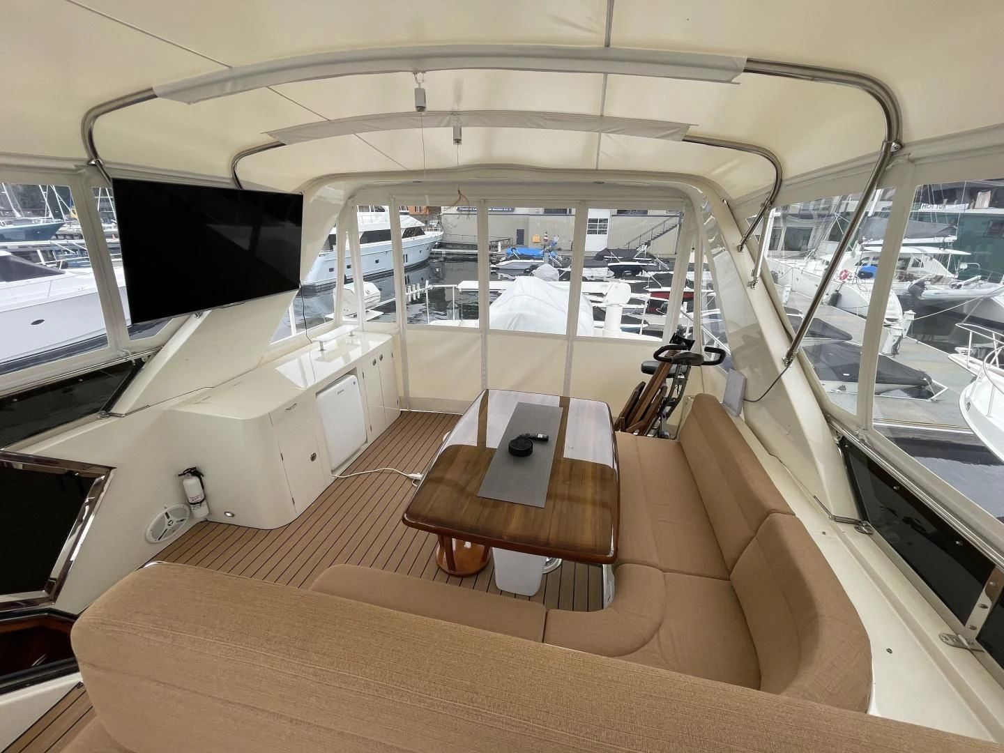 inside of a vehicle aboard MIA AND MAUI JIM Yacht for Sale