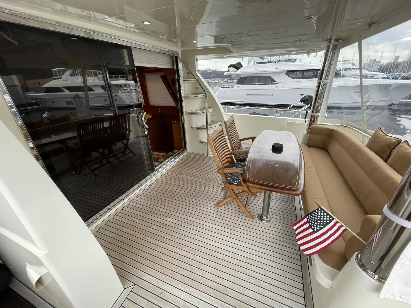 inside of a boat aboard MIA AND MAUI JIM Yacht for Sale