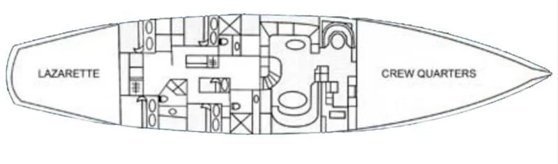 diagram aboard AURASTEL Yacht for Sale