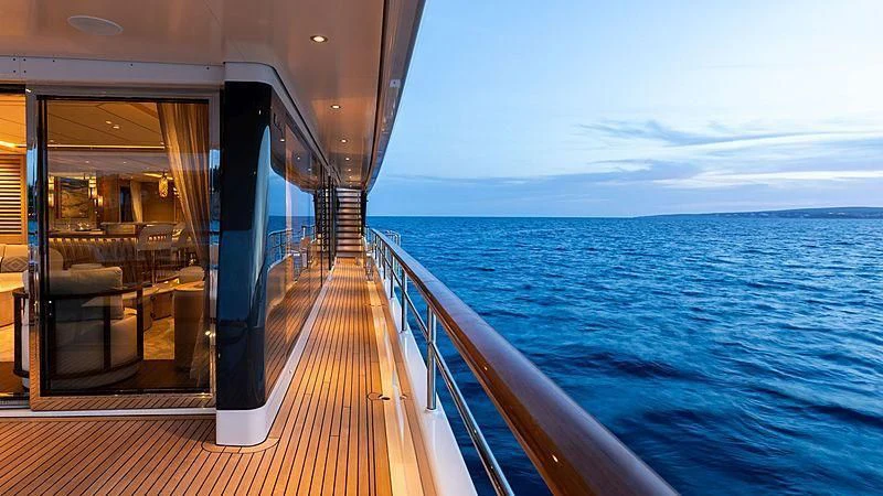 a boat on the water aboard CALYPSO I Yacht for Charter