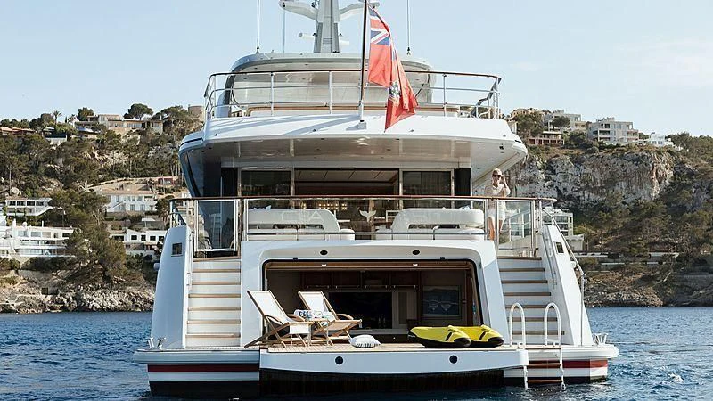 a boat on the water aboard CALYPSO I Yacht for Charter