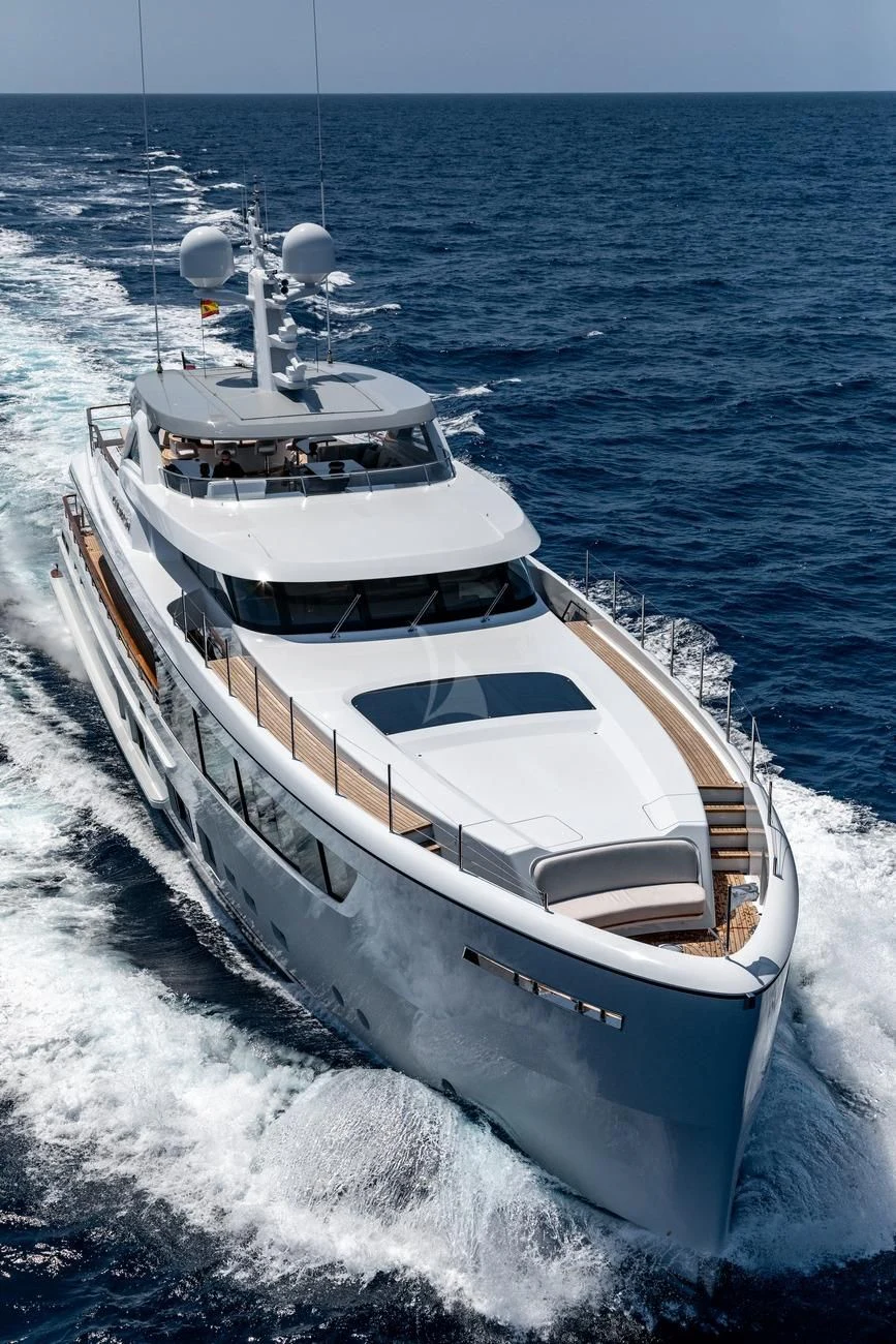 a boat on the water aboard CALYPSO I Yacht for Charter