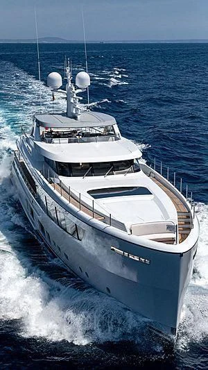 a boat on the water aboard CALYPSO I Yacht for Charter