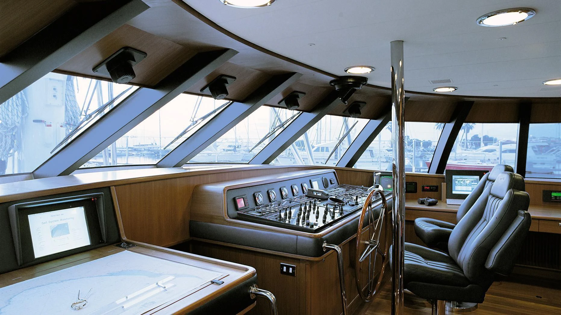 inside of a vehicle aboard ROCK & ROLL Yacht for Sale