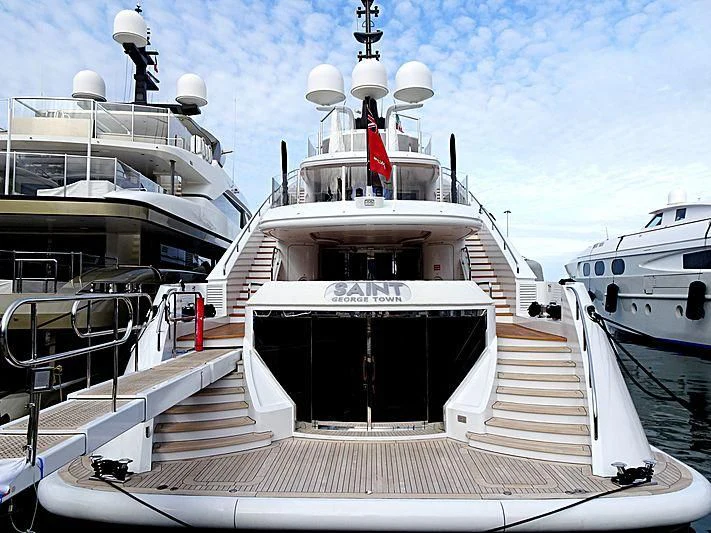 a boat on the water aboard ALI BABA Yacht for Sale