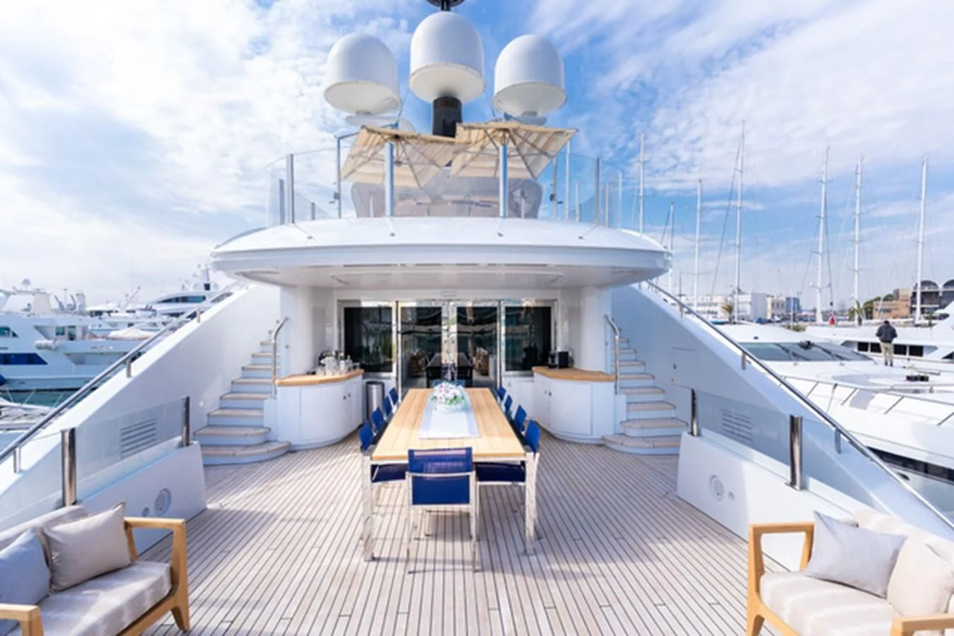 a boat on the water aboard ALI BABA Yacht for Sale