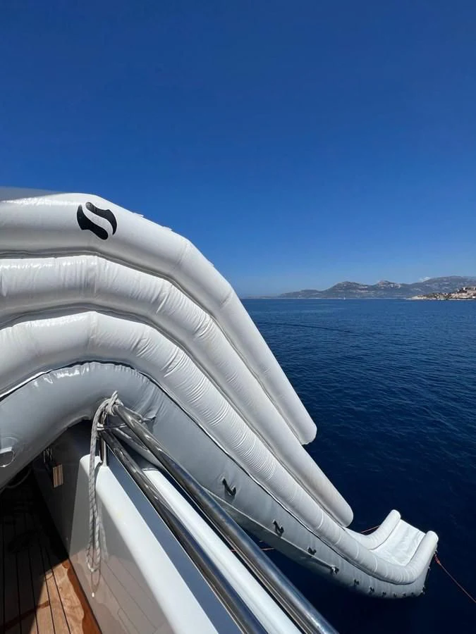a boat on the water aboard ALI BABA Yacht for Sale