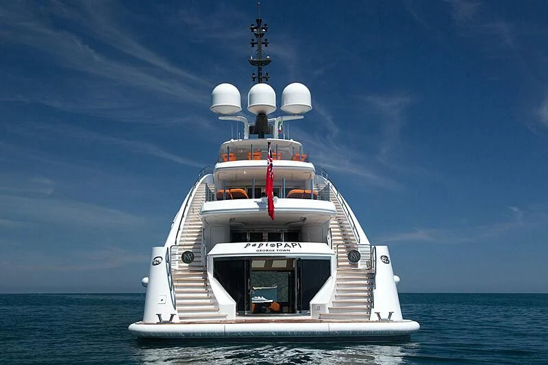 a boat in the water aboard ALI BABA Yacht for Sale
