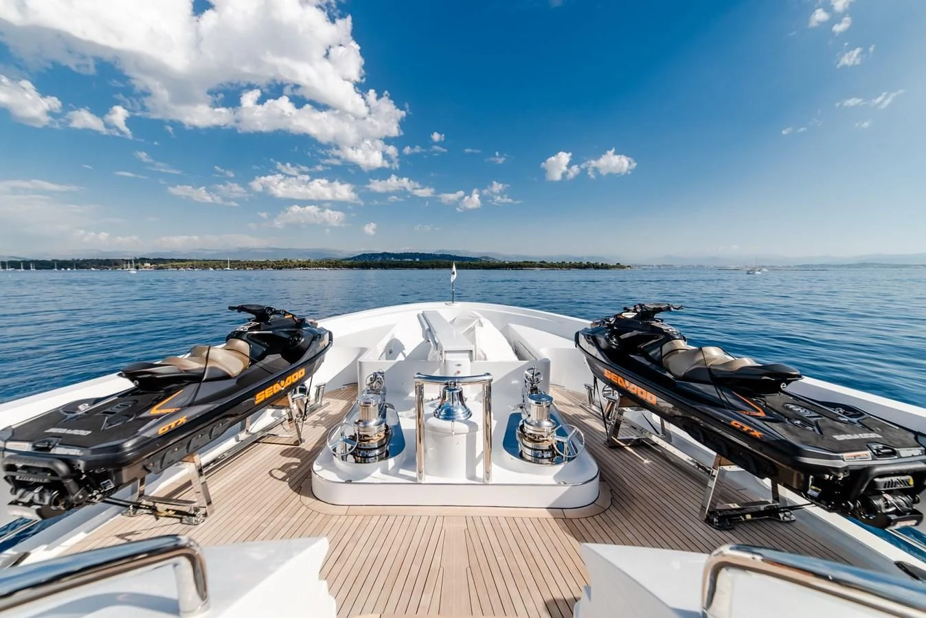 a boat on the water aboard ALI BABA Yacht for Sale