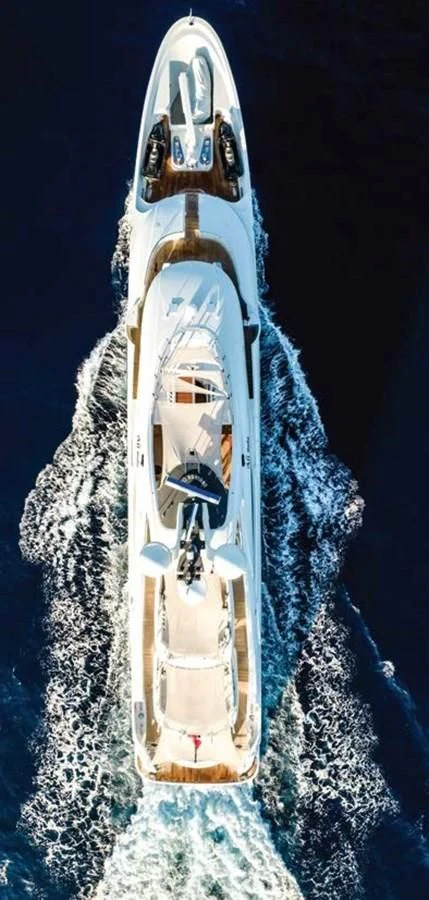 a rocket on a surface aboard ALI BABA Yacht for Sale