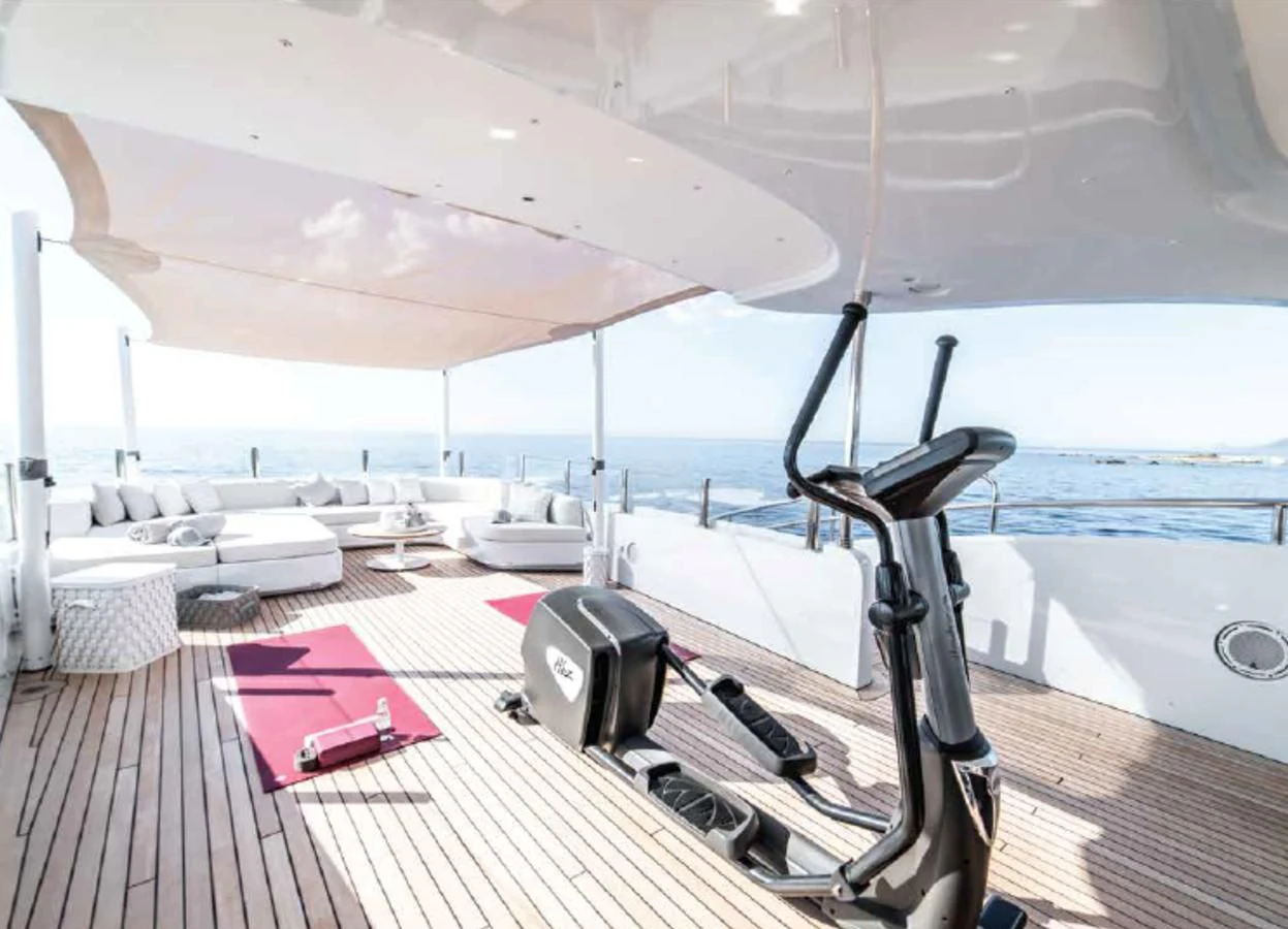 a boat on the water aboard ALI BABA Yacht for Sale