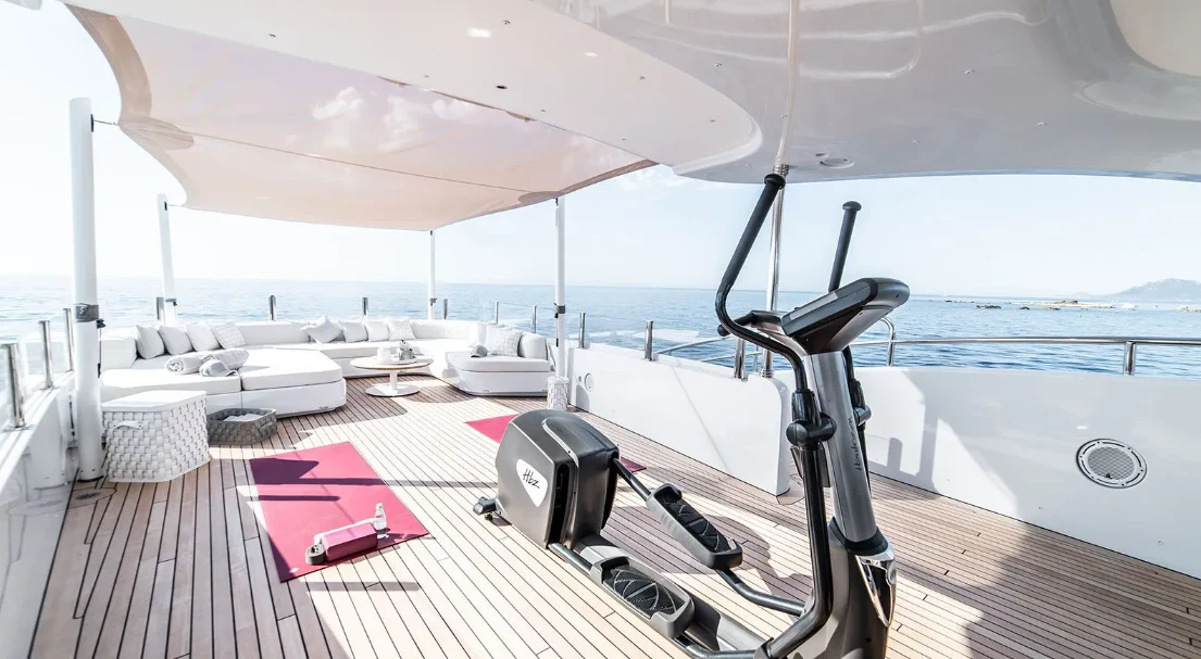 a boat on the water aboard ALI BABA Yacht for Sale