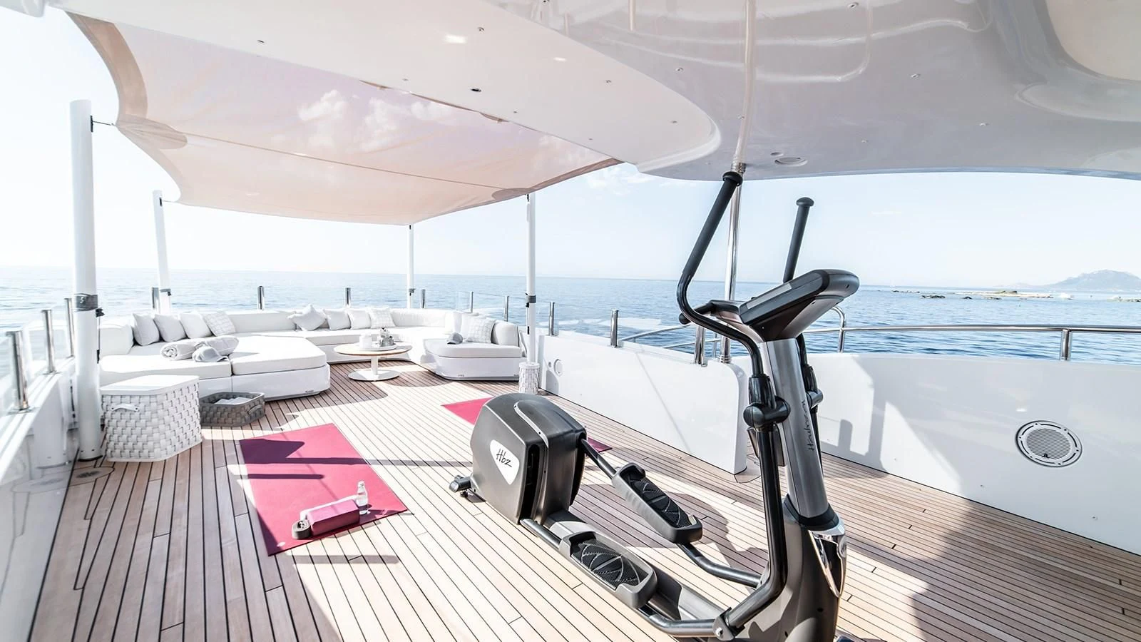 a boat on the water aboard ALI BABA Yacht for Sale
