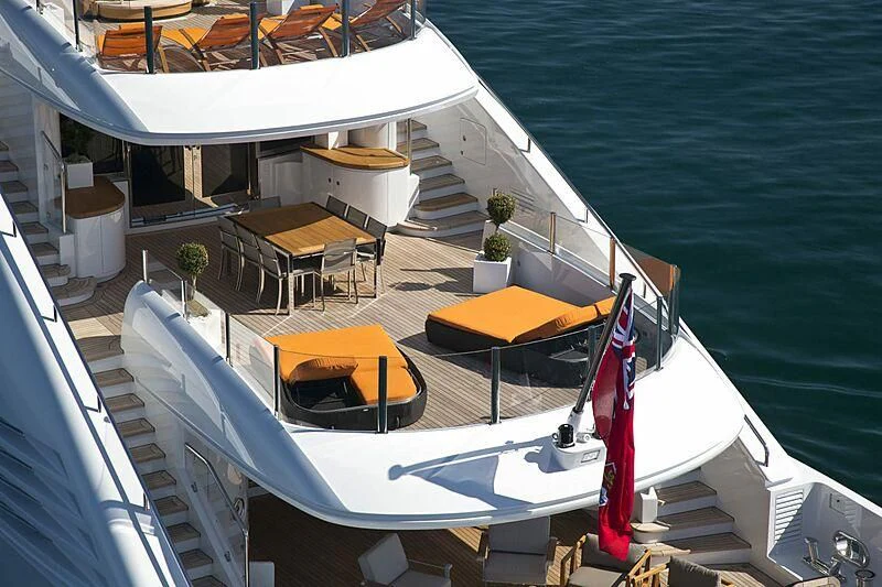 a boat on the water aboard ALI BABA Yacht for Sale