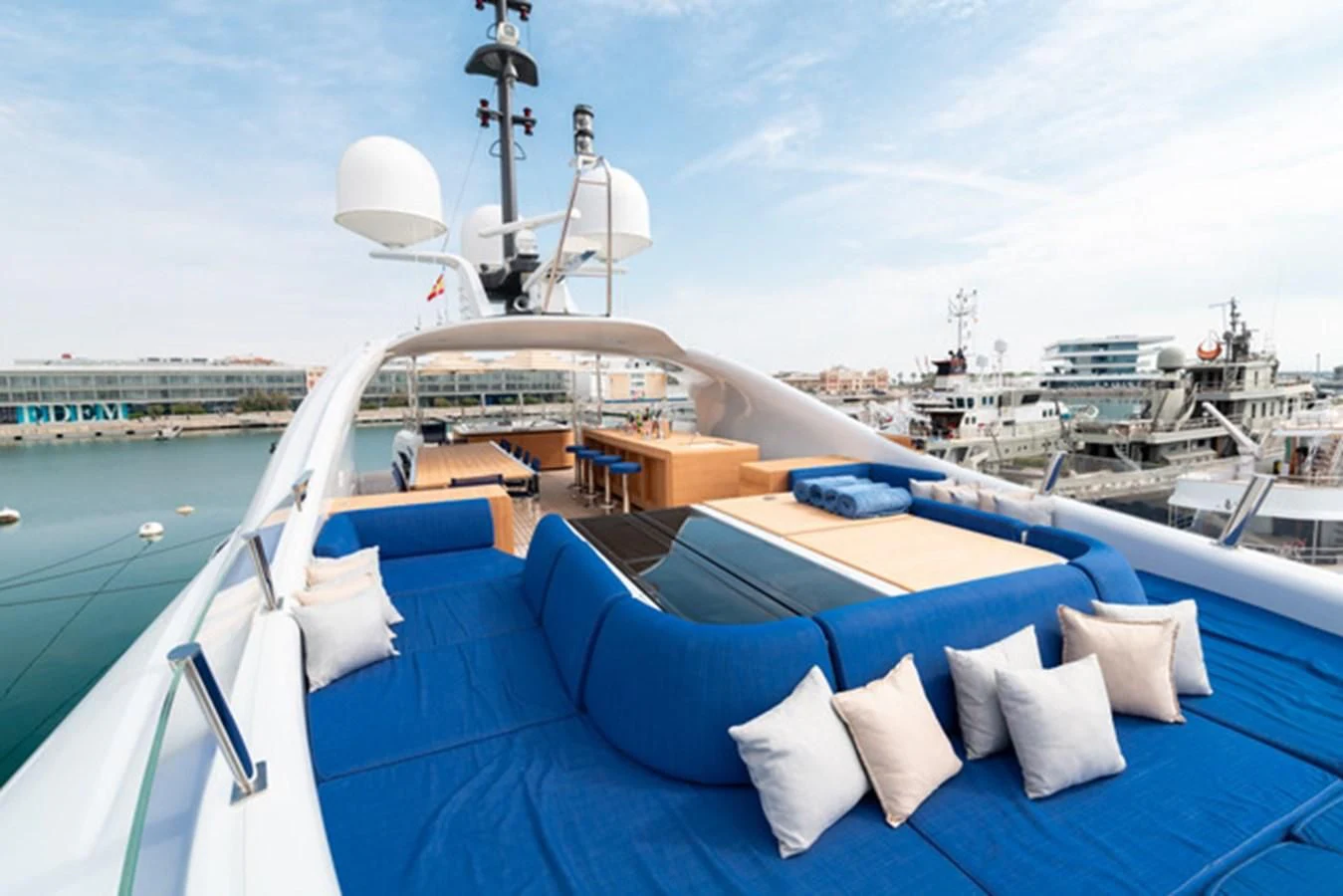 a boat on the water aboard ALI BABA Yacht for Sale