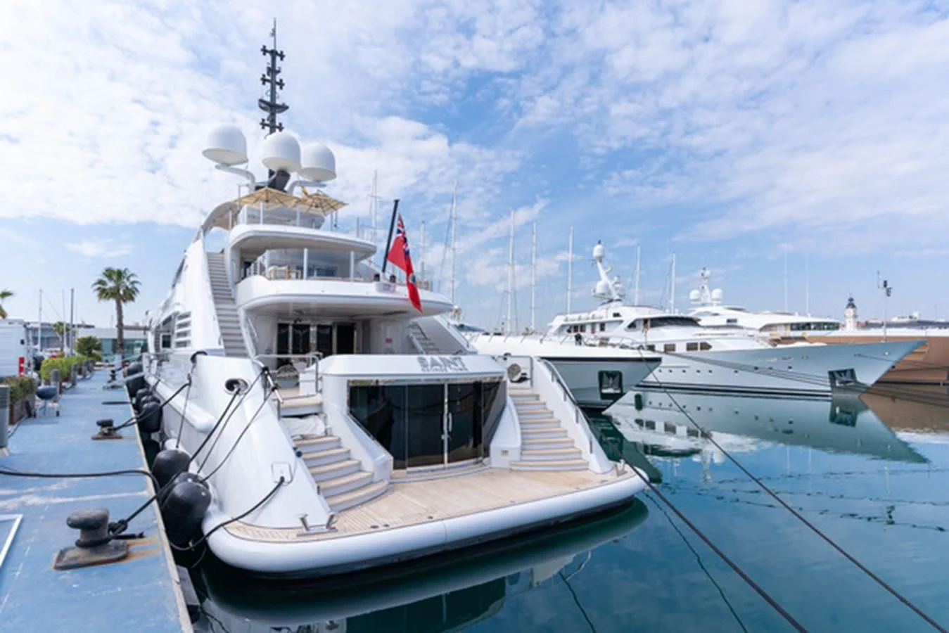 a boat in the water aboard ALI BABA Yacht for Sale