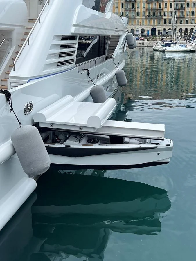 a boat in the water aboard ALI BABA Yacht for Sale