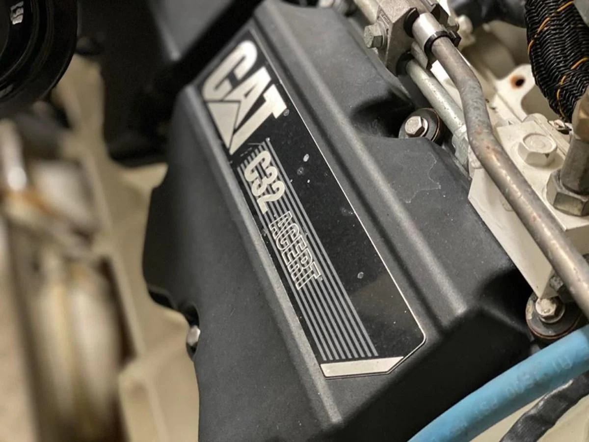 a close-up of a machine aboard BLUE STEELE Yacht for Sale