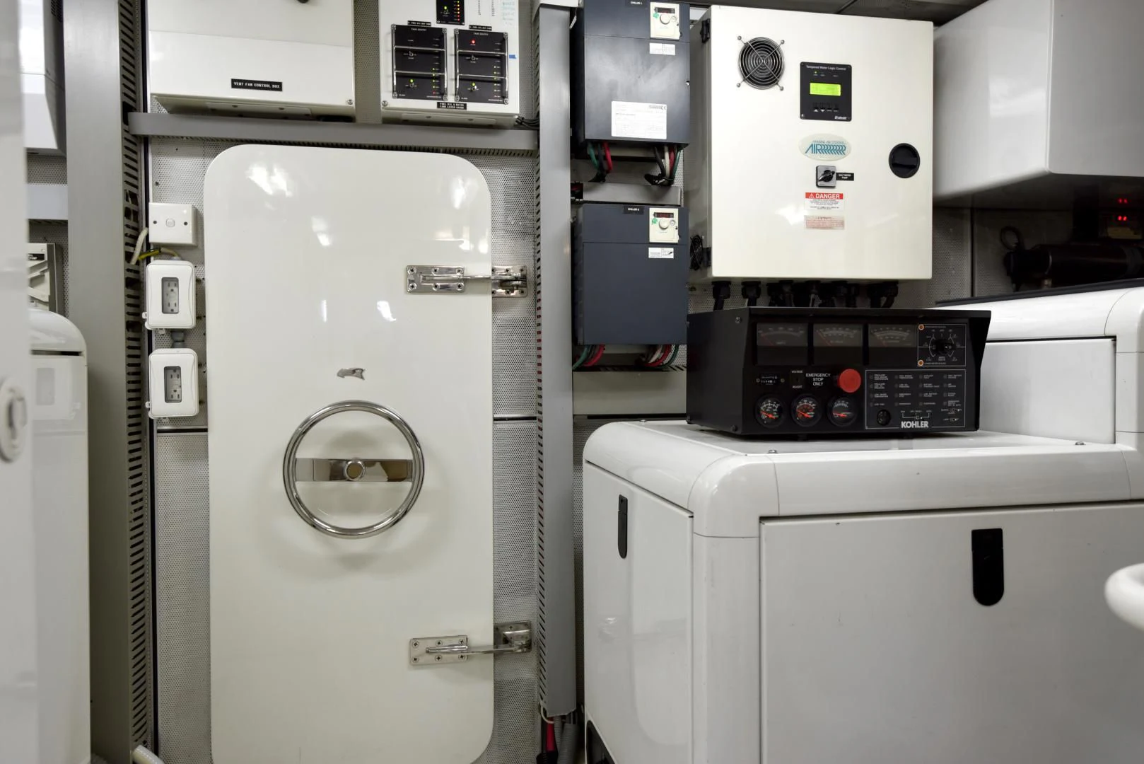 a machine with buttons aboard BLUE STEELE Yacht for Sale