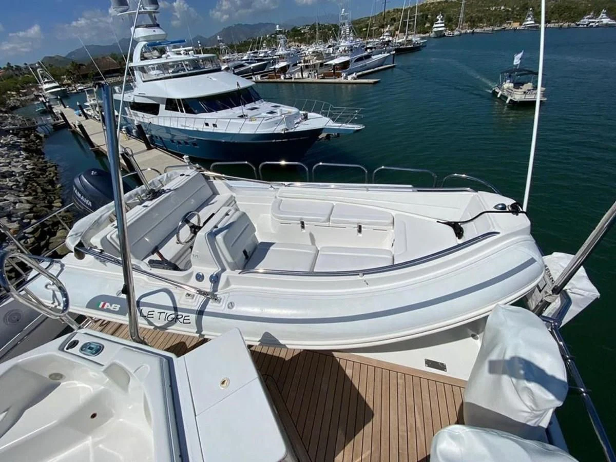 a boat in the water aboard BLUE STEELE Yacht for Sale