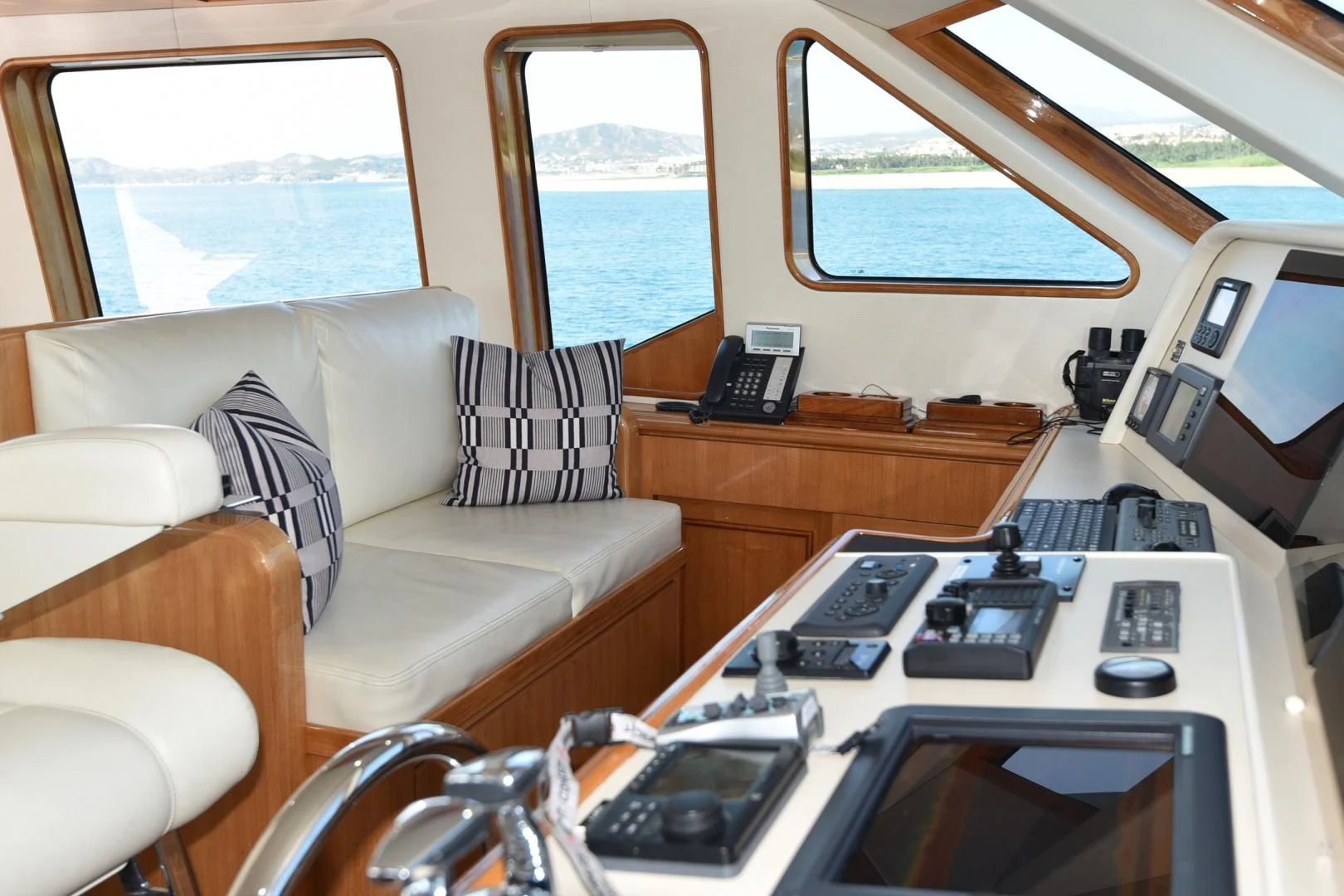 inside of a boat aboard BLUE STEELE Yacht for Sale