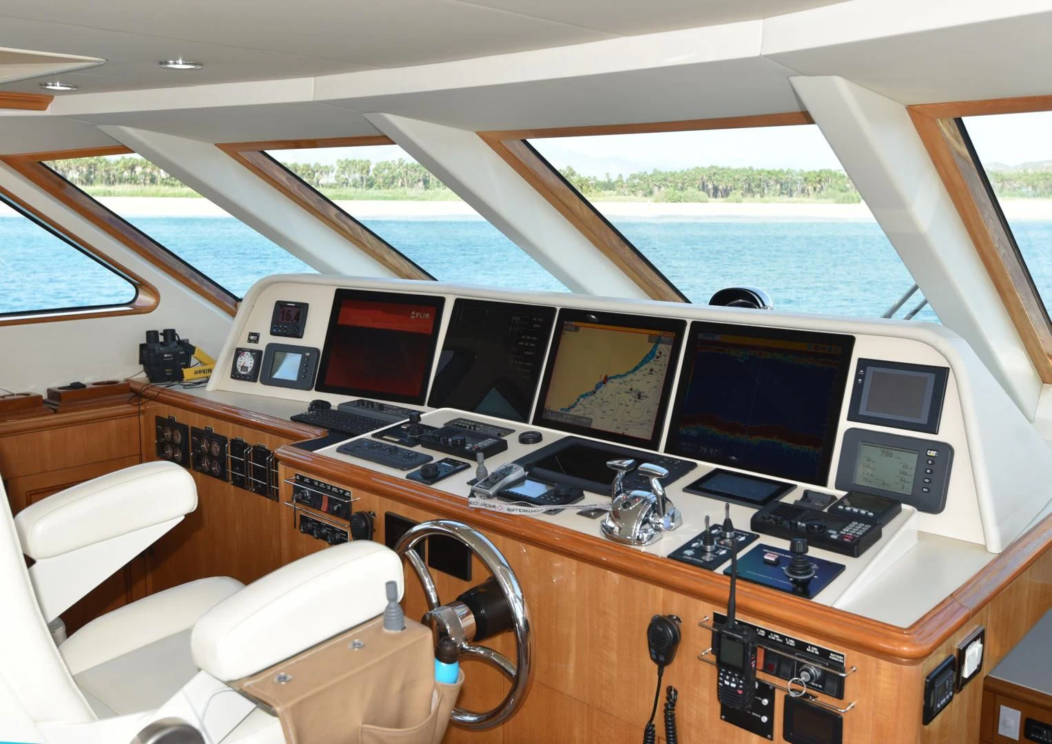 inside of a boat aboard BLUE STEELE Yacht for Sale
