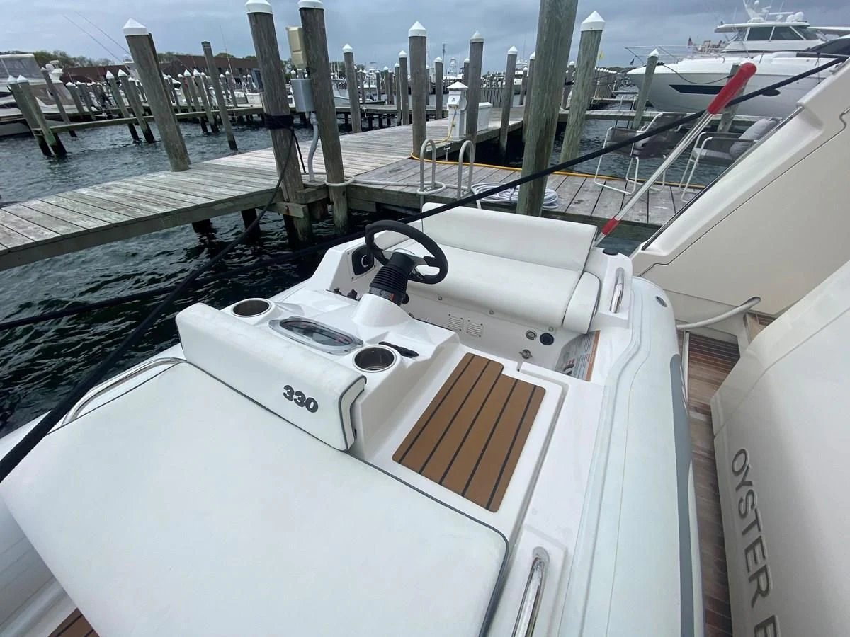 a boat on the water aboard SUNSATION Yacht for Sale