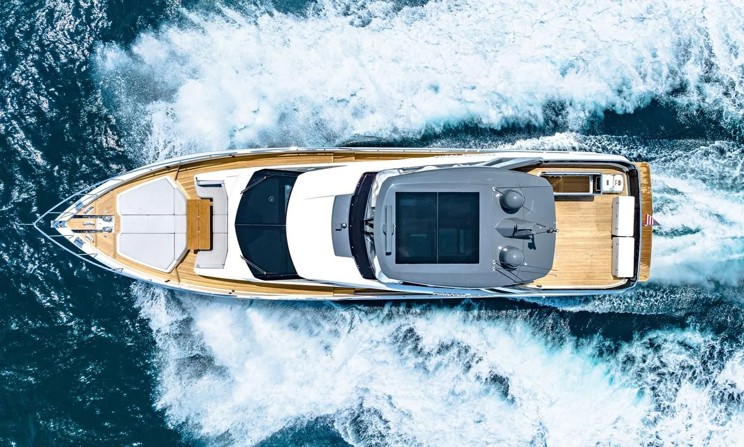 a space ship in space aboard SUNSATION Yacht for Sale