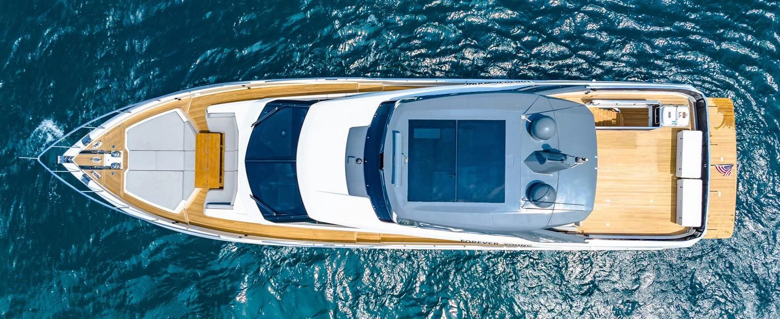 a toy space ship aboard SUNSATION Yacht for Sale