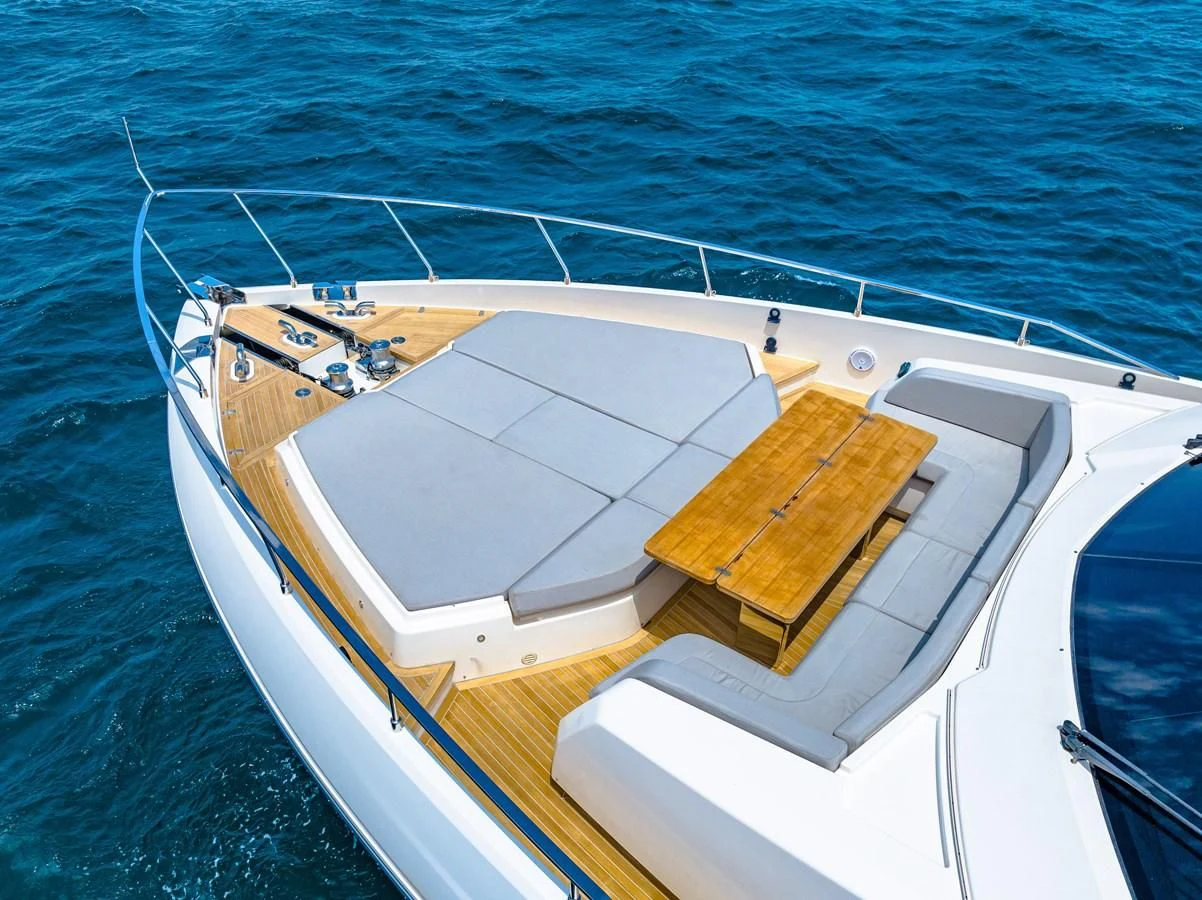 a boat on the water aboard SUNSATION Yacht for Sale