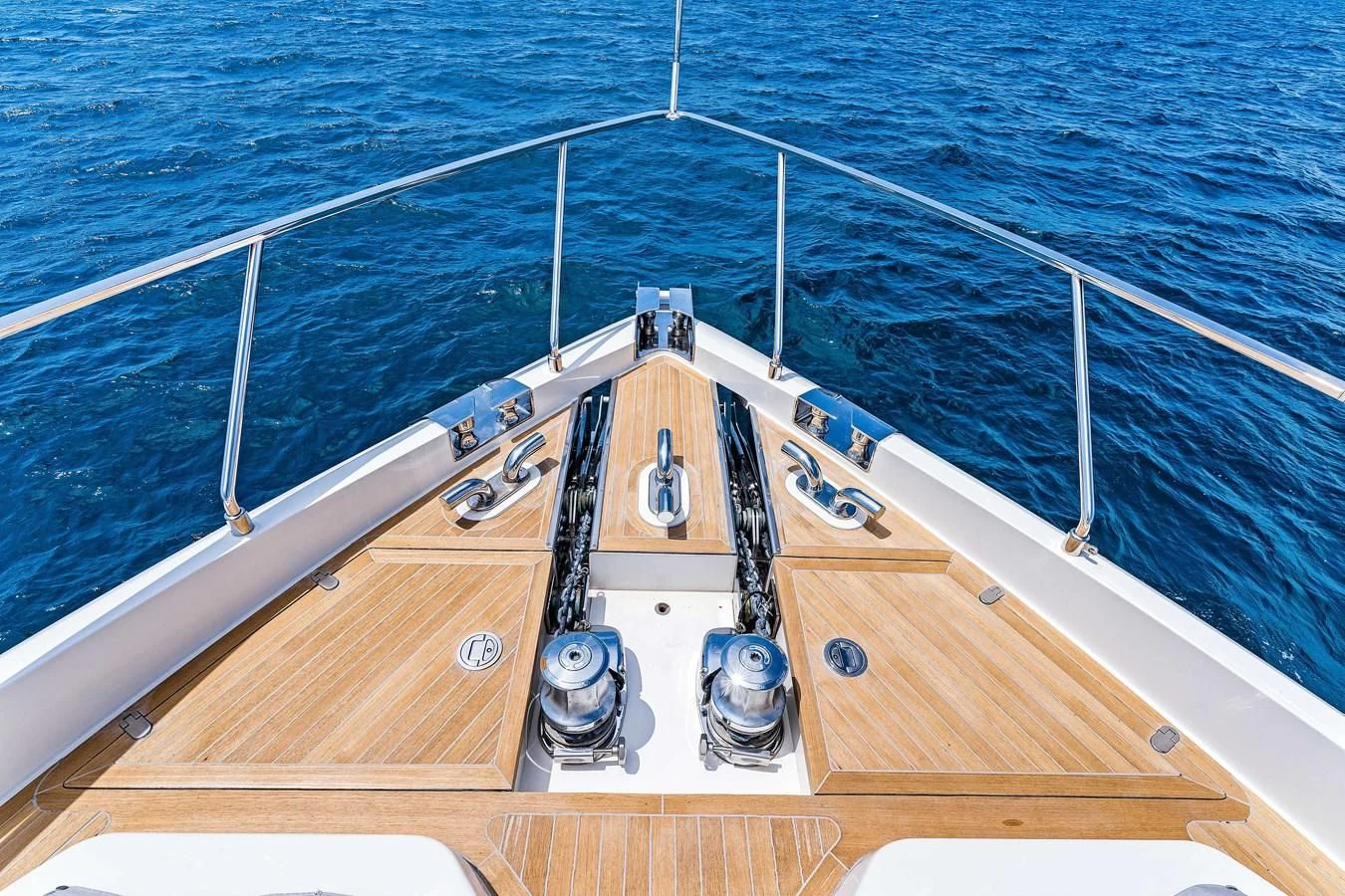 a boat on the water aboard SUNSATION Yacht for Sale