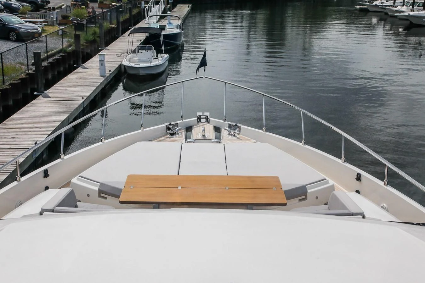 a boat on the water aboard SUNSATION Yacht for Sale
