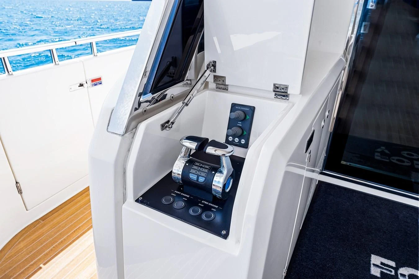 a machine on the counter aboard SUNSATION Yacht for Sale