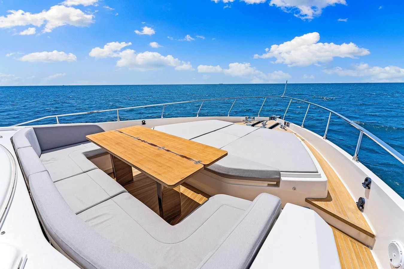 a boat on the water aboard SUNSATION Yacht for Sale