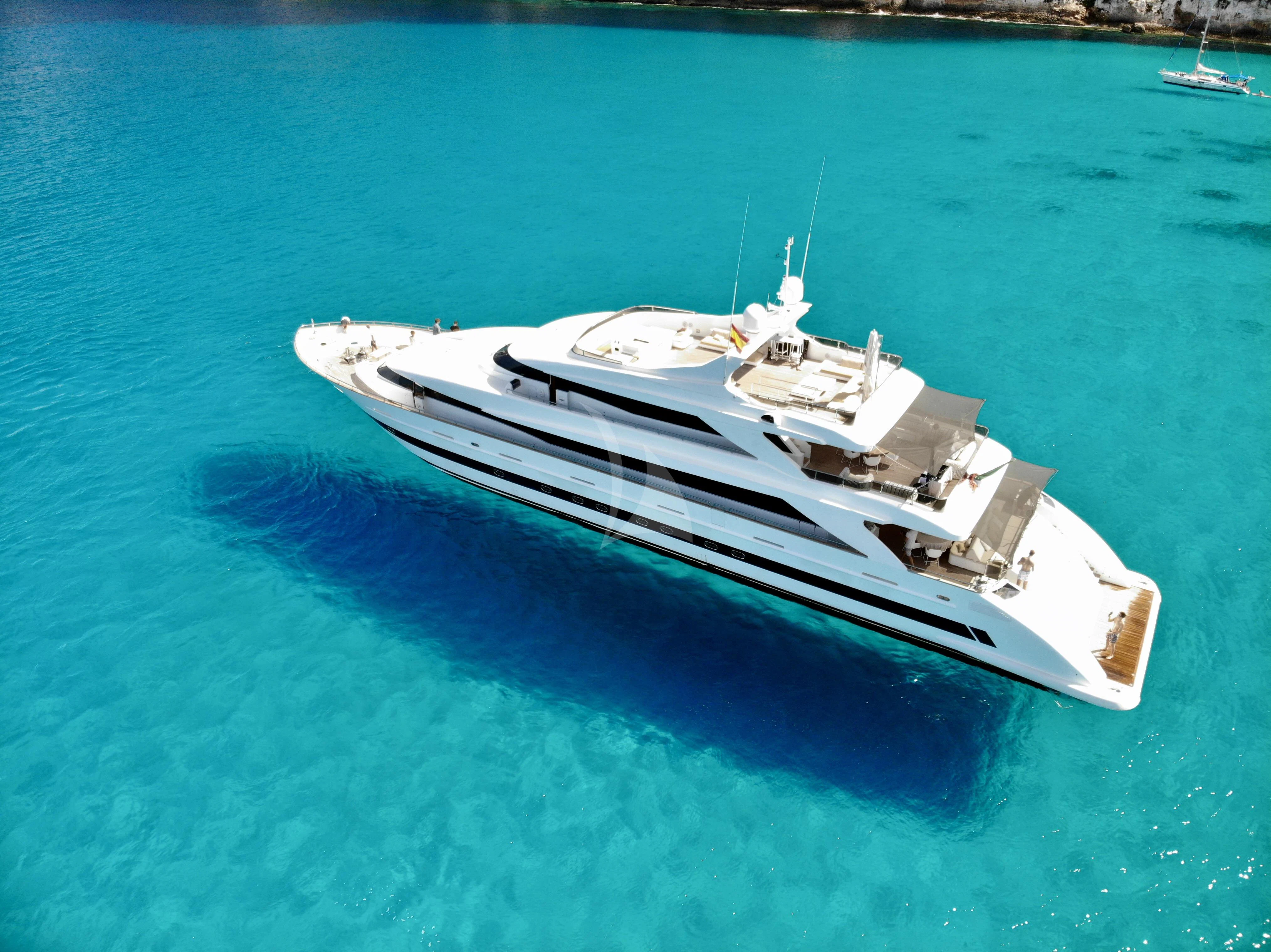a boat in the water aboard VILLA SUL MARE Yacht for Sale